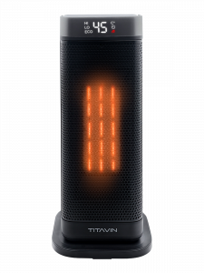 Обогреватель для дома, тепловентилятор напольный с пультом 2000 Вт TITAVIN TI-PFH001